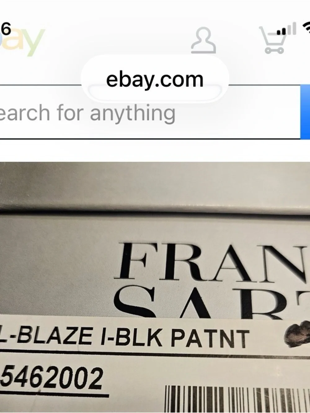 Franco Sarto NAVY Patent Peep-Toe Slingback Wedge